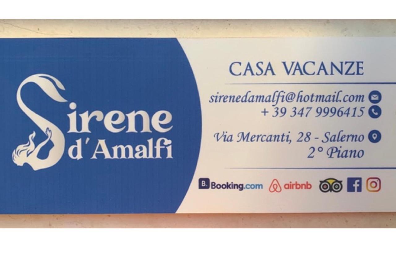 Sirene D'Amalfi Lejlighed Salerno Eksteriør billede